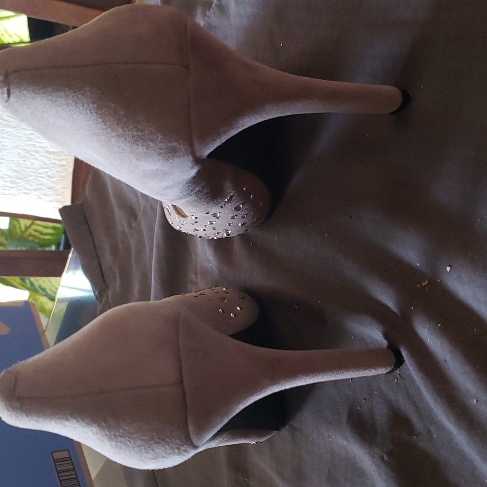 Peep toe heels (beige) - Picture 3 of 5